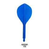 Condor AXE120 Dart Flights - Tropfenform - Blau