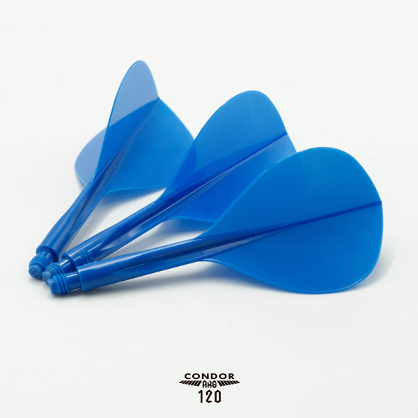 Condor AXE120 Dart Flights - Tropfenform - Blau