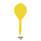 Condor AXE120 Dart Flights - Tropfenform - Gelb
