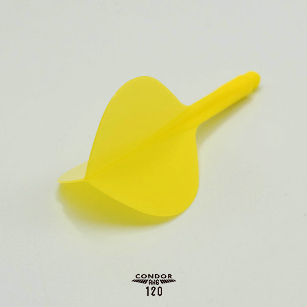 Condor AXE120 Dart Flights - Tropfenform - Gelb