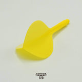 Condor AXE120 Dart Flights - Tropfenform - Gelb