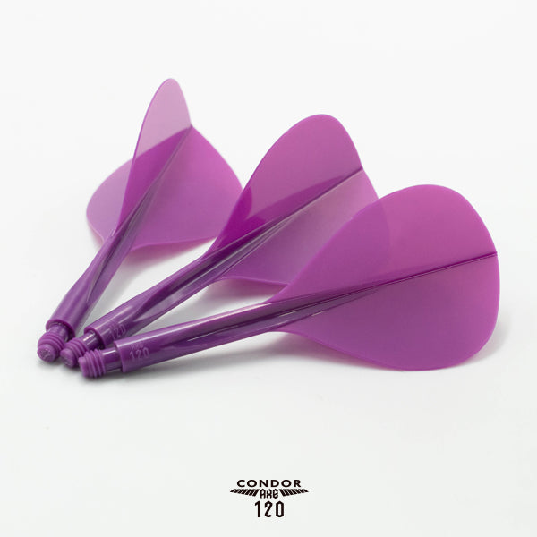 Condor AXE120 Dart Flights - Tropfenform - Lila
