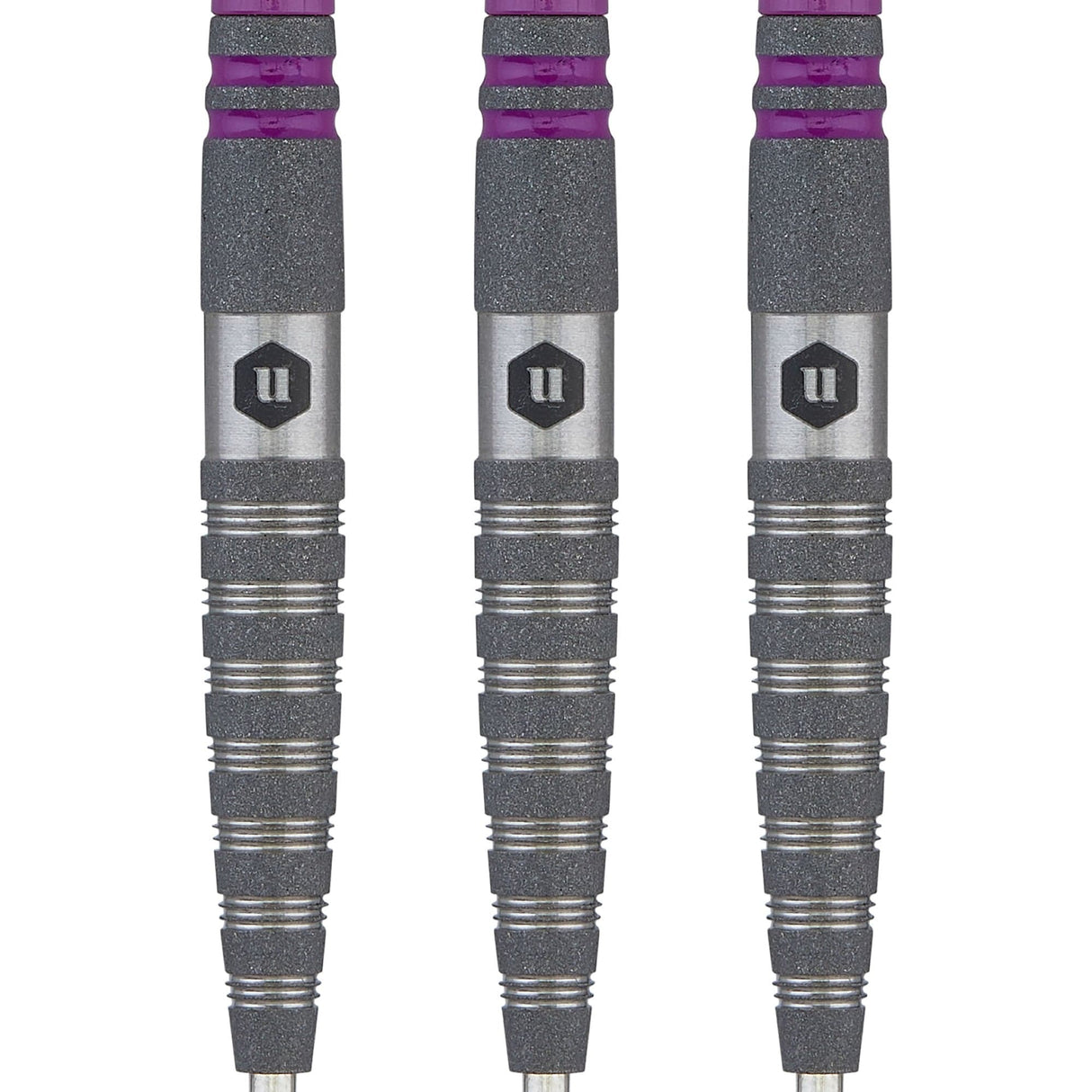Unicorn Amethyst Darts - Steel Tip - Utech - Style 4 - Sandblasted