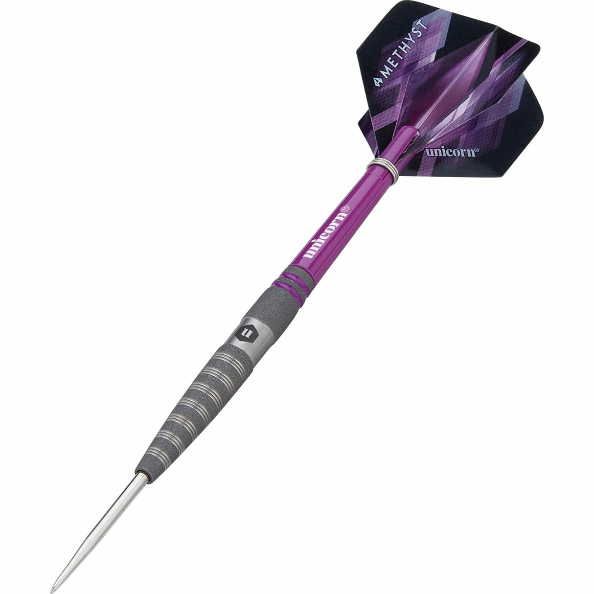 Unicorn Amethyst Darts - Steel Tip - Utech - Style 4 - Sandblasted