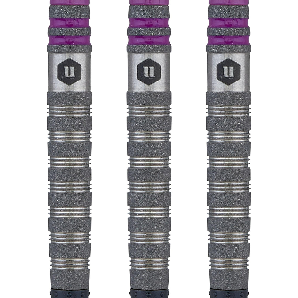Unicorn Amethyst Darts - Soft Tip - Utech - Style 4 - Sandblasted 19g