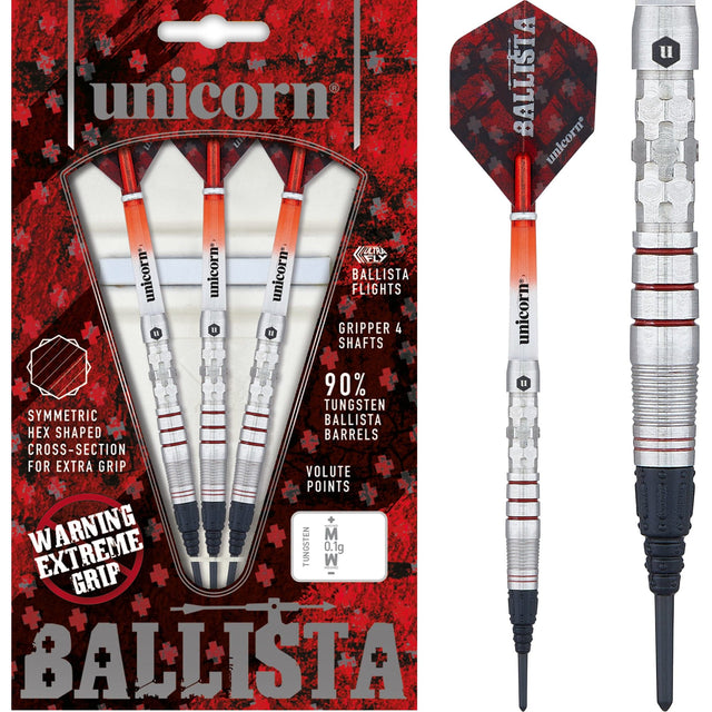 *Unicorn Ballista Darts - Style 3 - Soft Tip - Extreme Hex Grip 18g