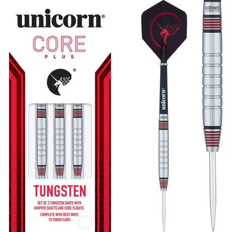 Unicorn Core Plus Win Darts - Steel Tip - Style 2 - Ringed 22g