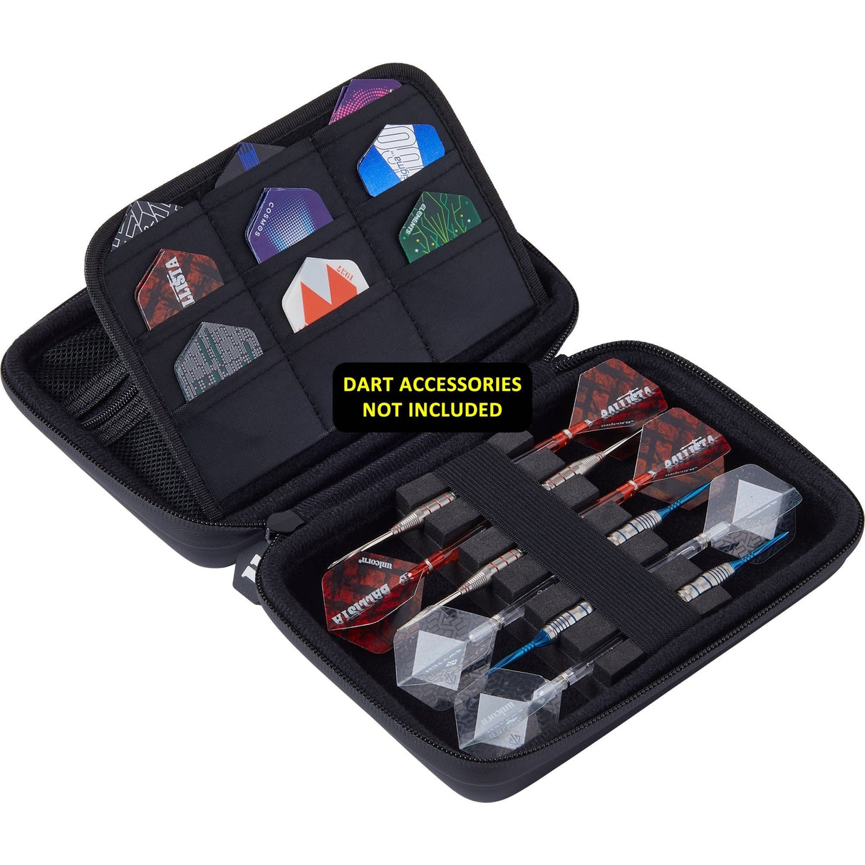 Unicorn Ultra Dart Case - Embossed - Total Protection - Black - Medium