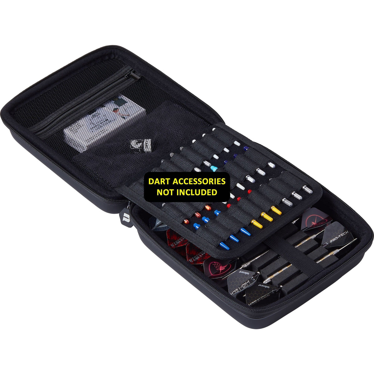 Unicorn Ultra Dart Case - Embossed - Total Protection - Black - Large