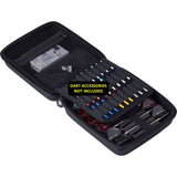 Unicorn Ultra Dart Case - Embossed - Total Protection - Black - Large