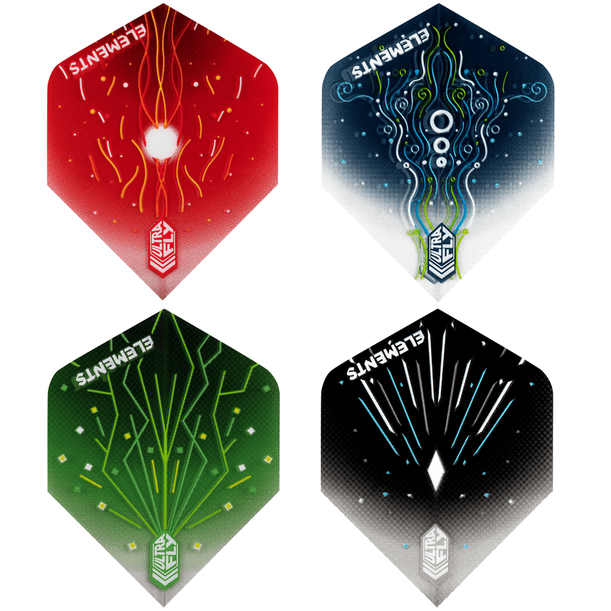 *Unicorn Ultrafly Dart Flights - Std - Elements