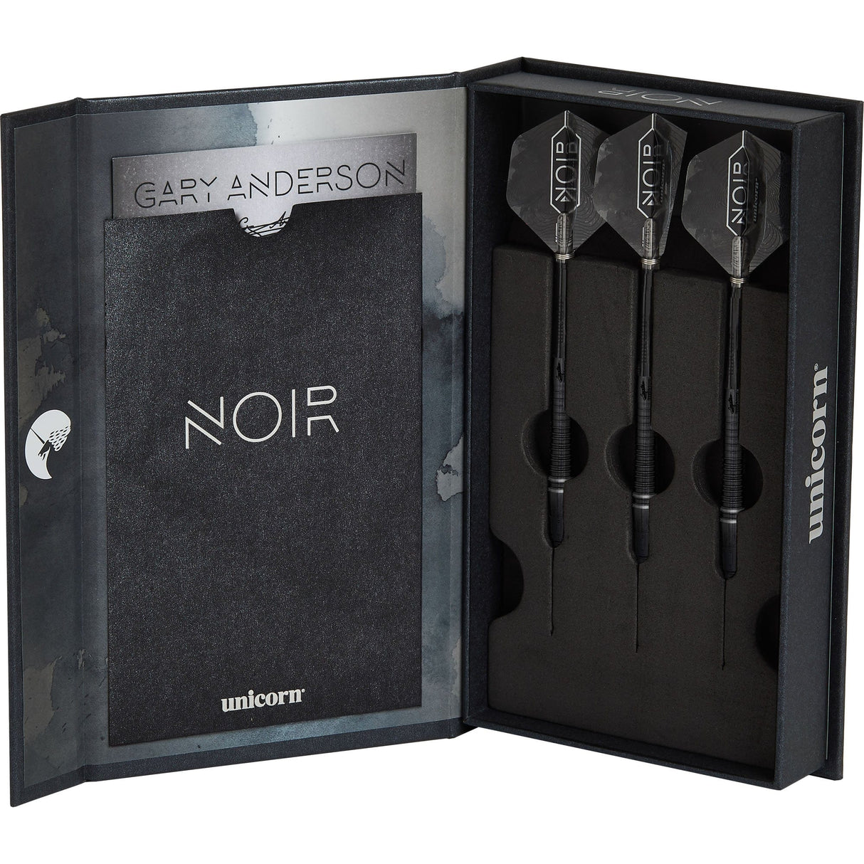 Unicorn Gary Anderson Darts - Soft Tip - The Flying Scotsman - Noir Organic - Phase 6