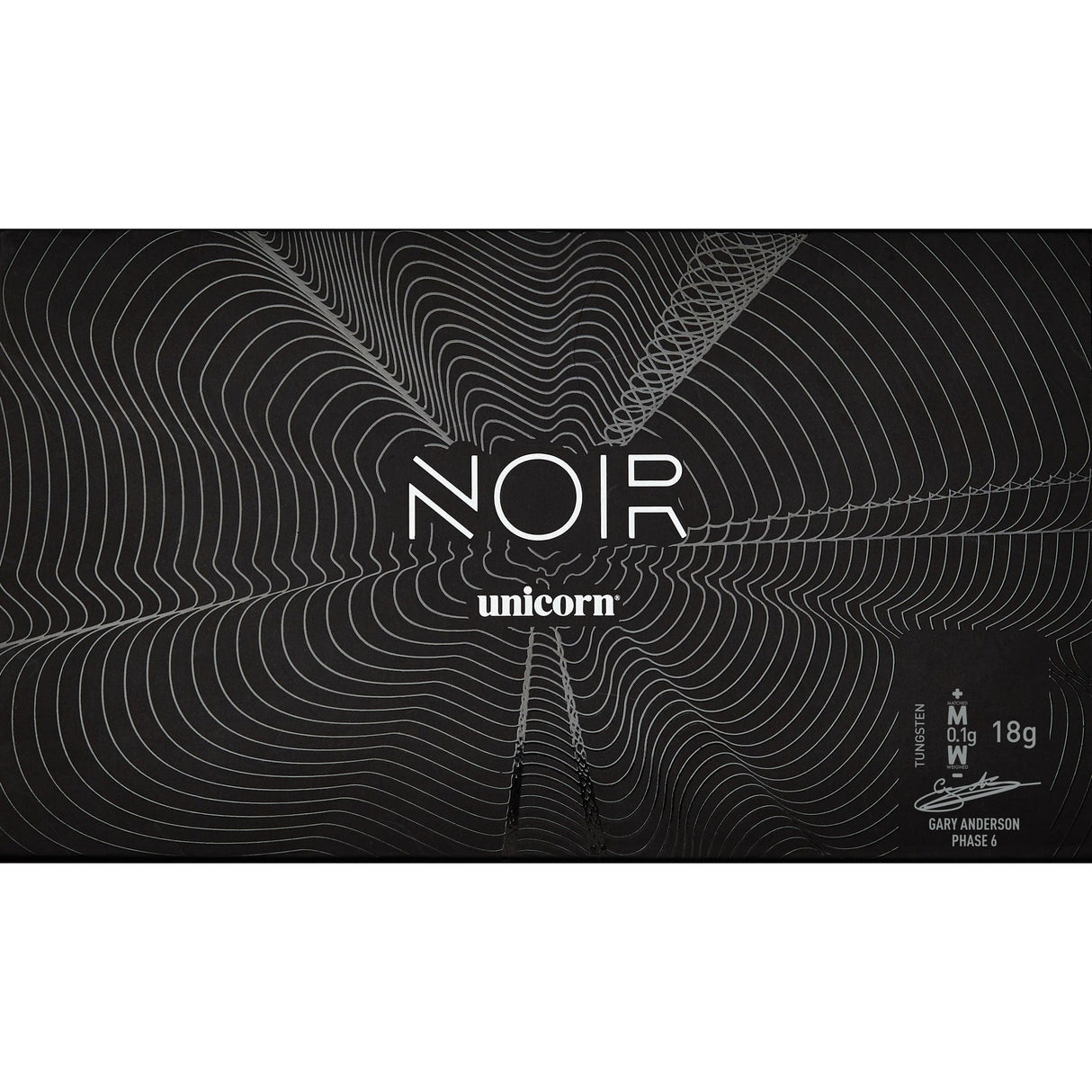 Unicorn Gary Anderson Darts - Soft Tip - The Flying Scotsman - Noir Organic - Phase 6