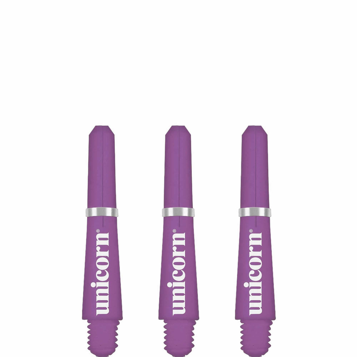Unicorn Gripper 4 Dart Shafts - Purple Ultra Short