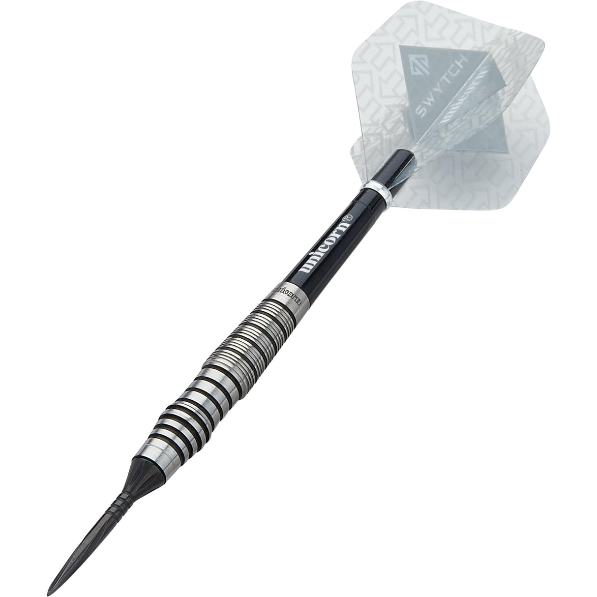 *Unicorn Swytch Darts - Steel and Soft Tip - Reversible Barrels - Black