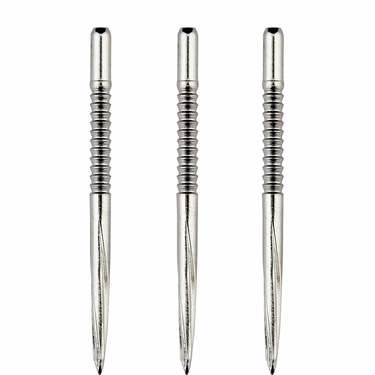 Unicorn Volute Dart Points - Steel Tip - Shark Fin - Silver 39mm