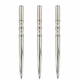 Unicorn Volute Dart Points - Steel Tip - Scalloped - Silver 39mm