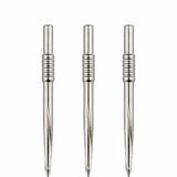 Unicorn Volute Dart Points - Steel Tip - Shouldered Scalloped - Silver 36mm