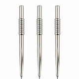 Unicorn Volute Dart Points - Steel Tip - Shouldered Scalloped - Silver 39mm