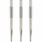 Unicorn Volute Dart Points - Steel Tip - Shouldered Scalloped - Silver 42mm