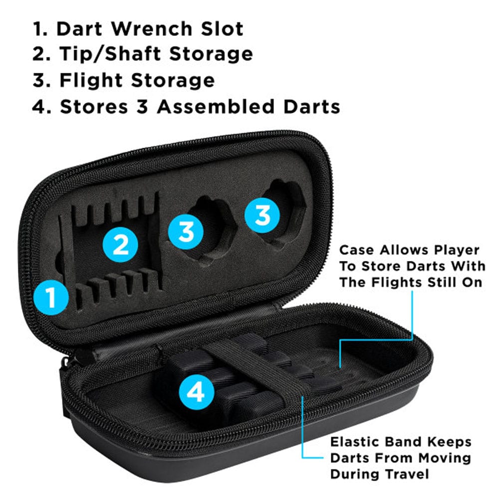 Viper Desperado Darts – Soft Tip – 80 % – inkl. Extras – D2 – Micro Grip – Schwarz