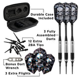 Viper Desperado Darts – Soft Tip – 80 % – inkl. Extras – D2 – Micro Grip – Schwarz