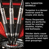 Viper Desperado Darts – Soft Tip – 80 % – inkl. Extras – D2 – Micro Grip – Schwarz