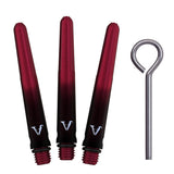 Viper Viperlock Aluminium-Dartschäfte – inkl. O-Ringe und Sicherungsstift – Schwarz &amp; Rot
