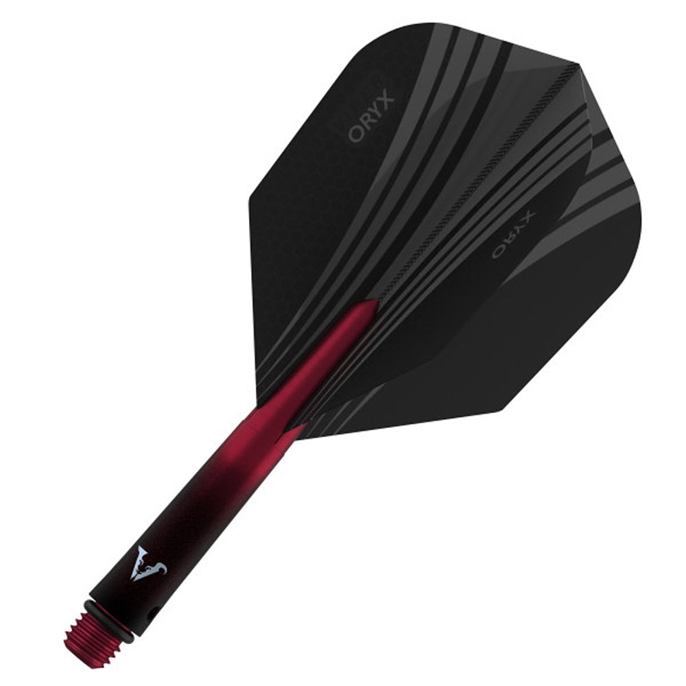 Viper Viperlock Aluminium-Dartschäfte – inkl. O-Ringe und Sicherungsstift – Schwarz &amp; Rot