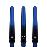 Viper Viperlock Aluminium Dart Shafts - inc O-Rings and Locking Pin - Black & Blue Short