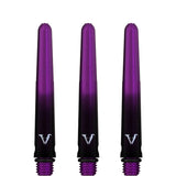 Viper Viperlock Aluminium-Dartschäfte – inkl. O-Ringe und Sicherungsstift – Schwarz &amp; Lila