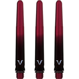 Viper Viperlock Aluminium Dart Shafts - inc O-Rings and Locking Pin - Black & Red Tweenie