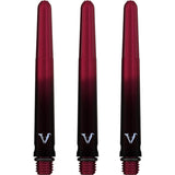 Viper Viperlock Aluminium Dart Shafts - inc O-Rings and Locking Pin - Black & Red Tweenie