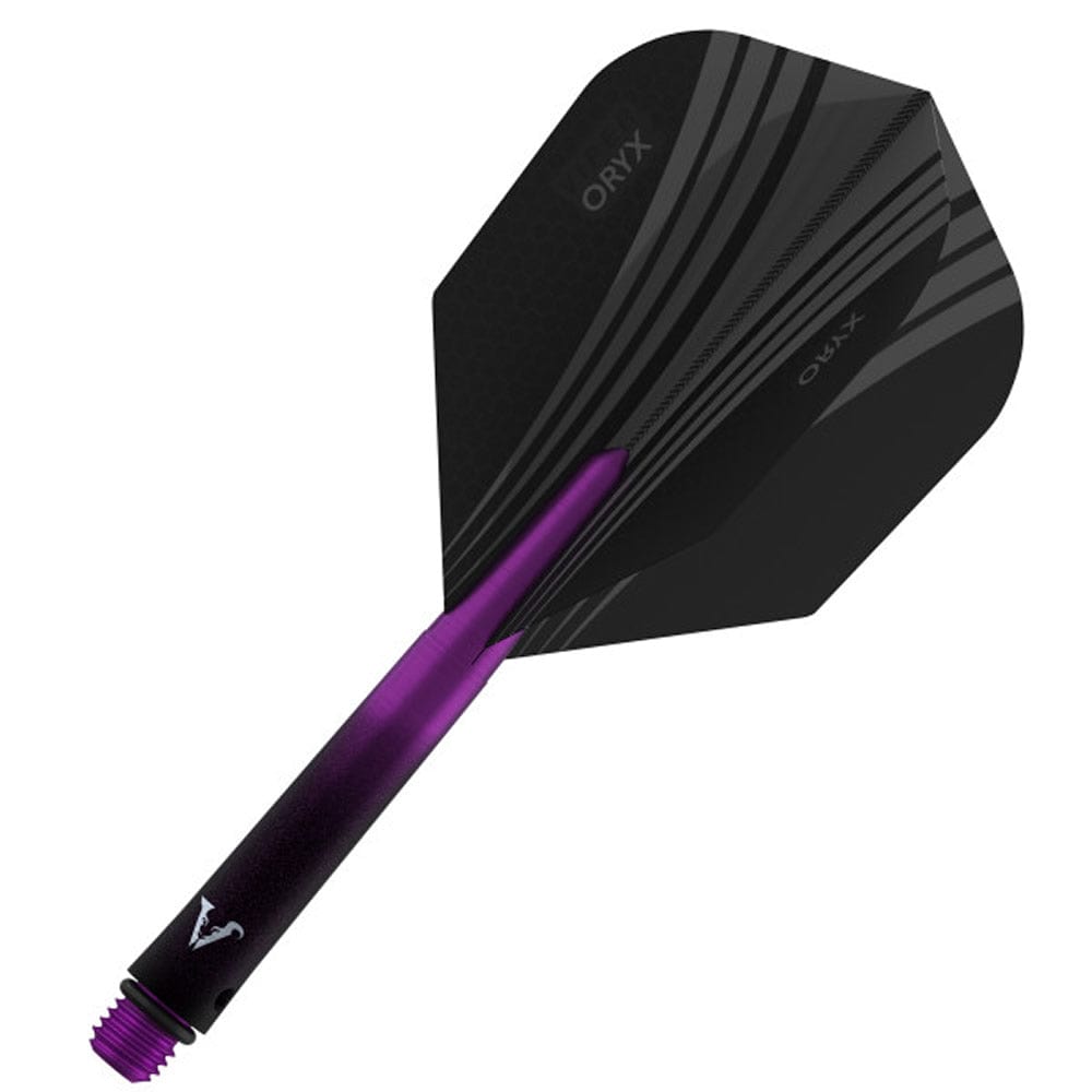 Viper Viperlock Aluminium-Dartschäfte – inkl. O-Ringe und Sicherungsstift – Schwarz &amp; Lila