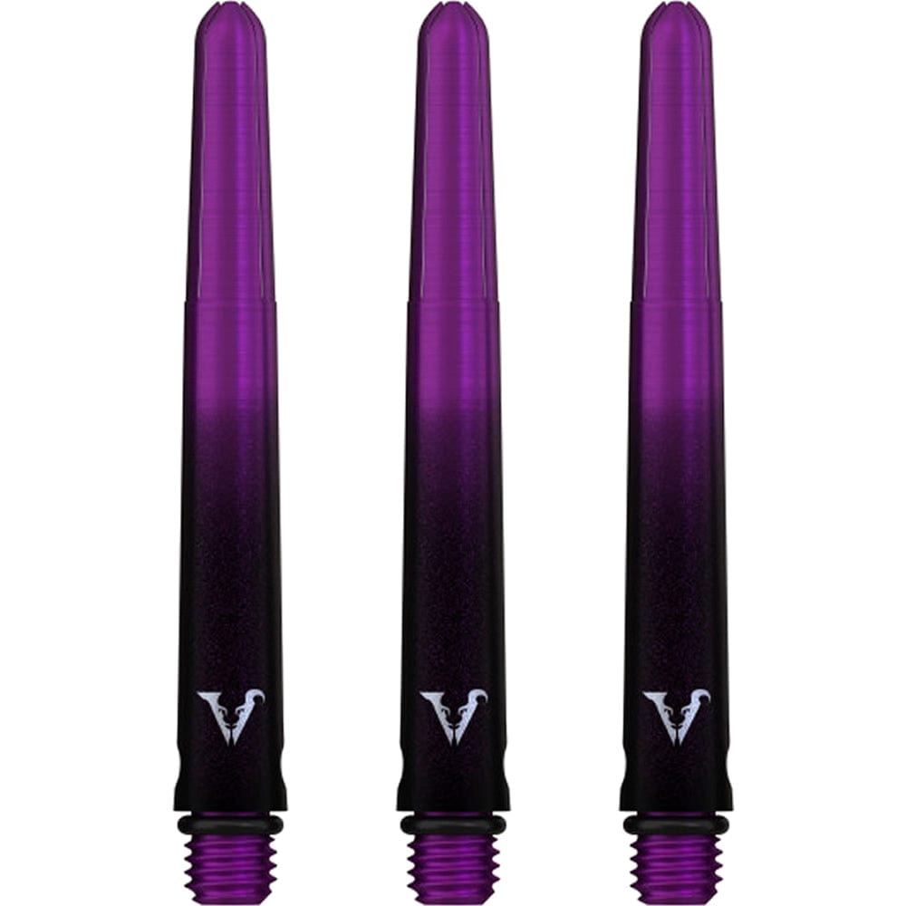 Viper Viperlock Aluminium-Dartschäfte – inkl. O-Ringe und Sicherungsstift – Schwarz &amp; Lila