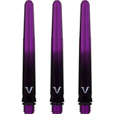 Viper Viperlock Aluminium Dart Shafts - inc O-Rings and Locking Pin - Black & Purple Tweenie