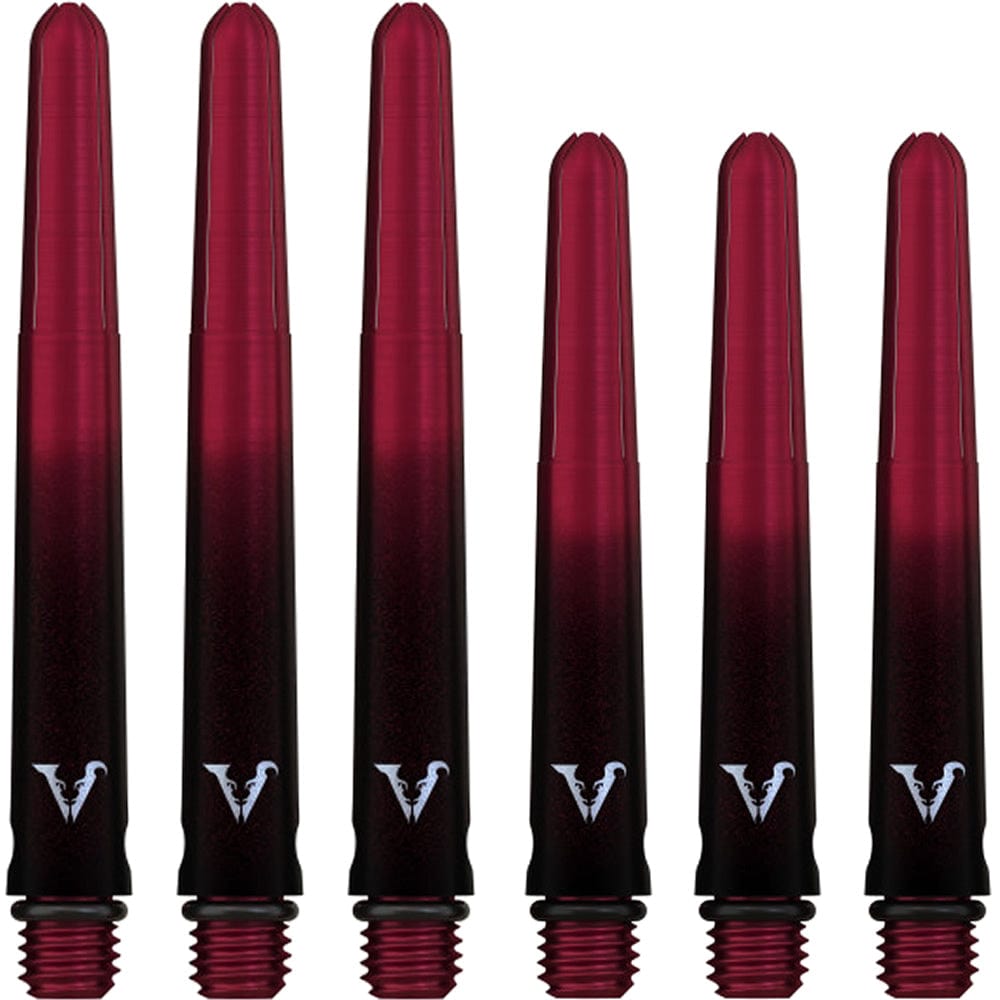 Viper Viperlock Aluminium-Dartschäfte – inkl. O-Ringe und Sicherungsstift – Schwarz &amp; Rot