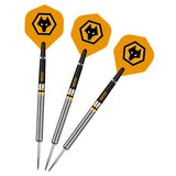 Wolverhampton Wanderers FC Darts – Steel Tip Tungsten – Offizielles Lizenzprodukt – Wölfe – 24 g