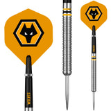 Wolverhampton Wanderers FC Darts – Steel Tip Tungsten – Offizielles Lizenzprodukt – Wölfe – 24 g