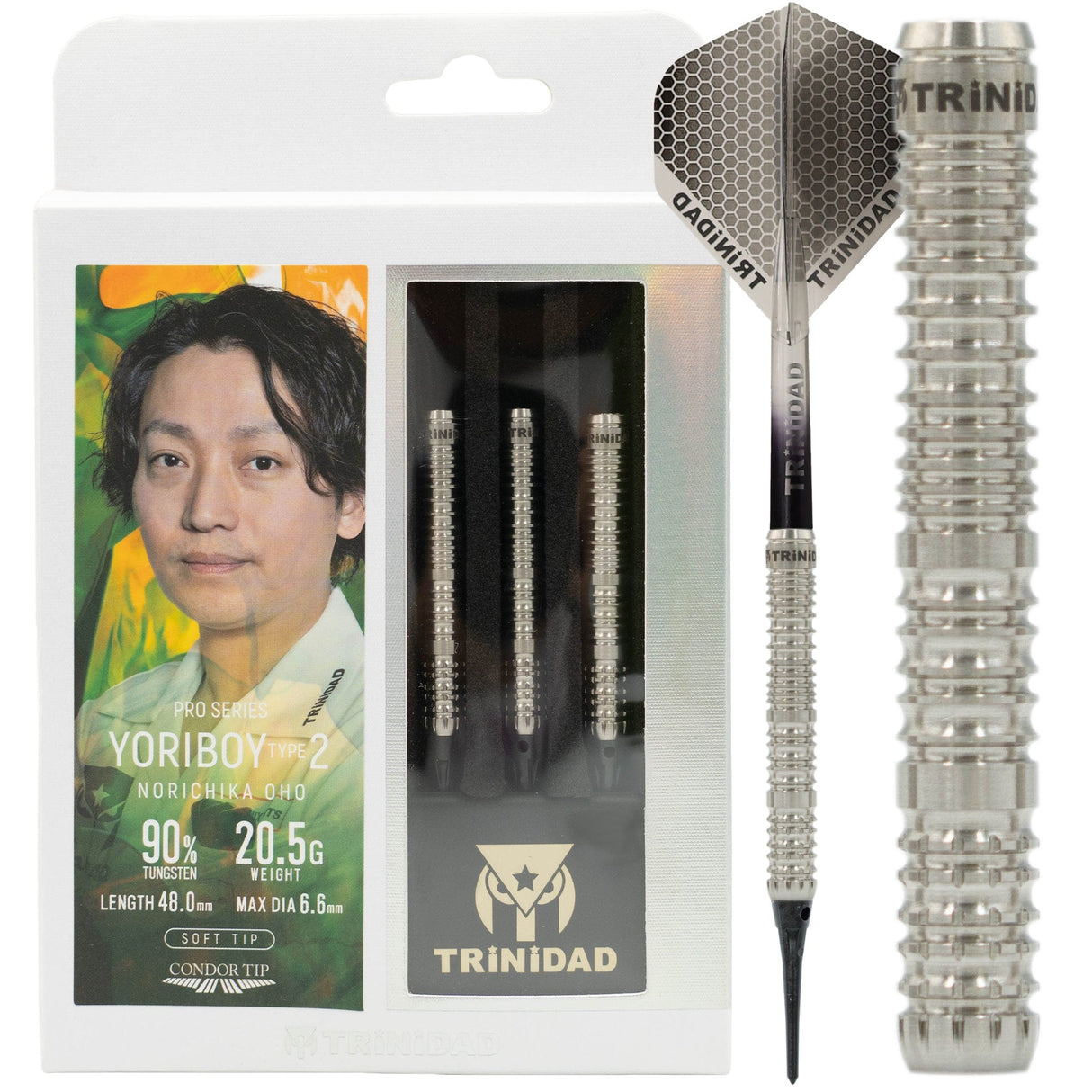 Trinidad Pro Darts - Stahlspitze - 90% Tungsten - Yoriboy 2 - 21g