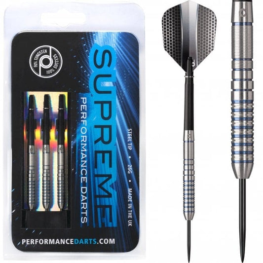 Performance Darts - Supreme - Steel Tip - Blue - 26g 26g