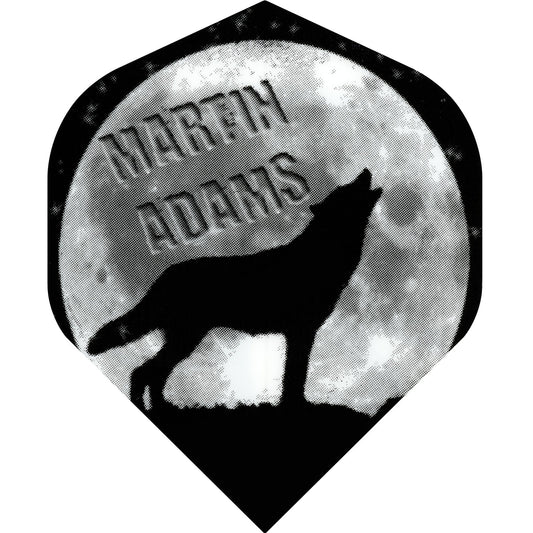 Datadart Dart Flights - Player - Martin Adams - No2 - Std - Wolfie - Moon