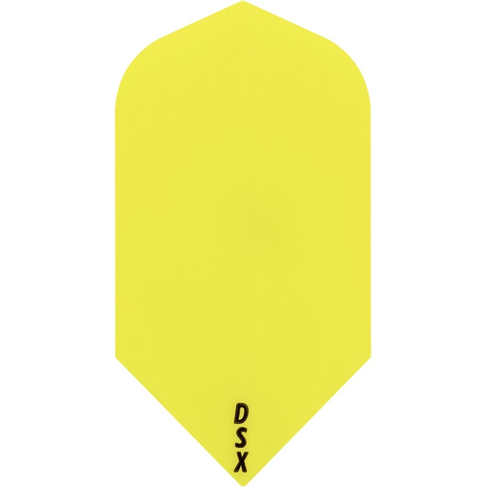 Designa DSX100 Dart Flights - Slim Yellow
