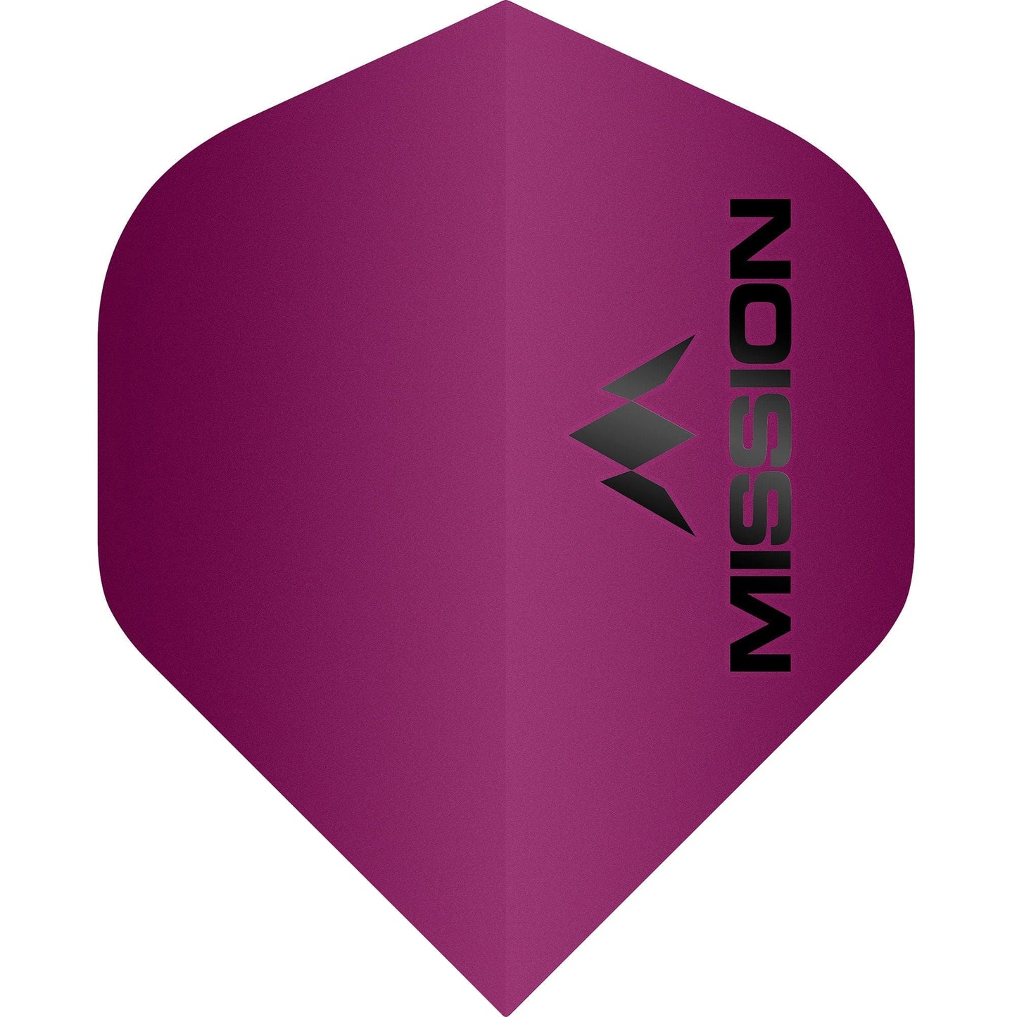 Mission Logo Dart Flights - 100 Micron - No2 - Std - Matt Pink