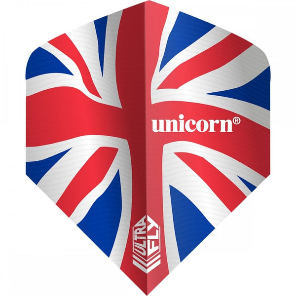 *Unicorn Ultrafly Dart Flights - 100 - Big Wing - Union Jack - Wave