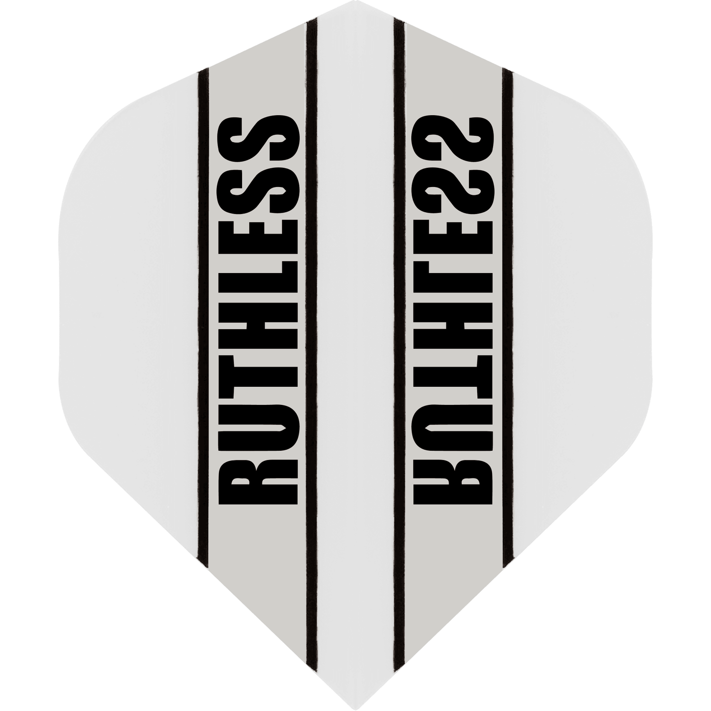 Ruthless - Clear Panel - Dart Flights - 100 Micron - No2 - Std White