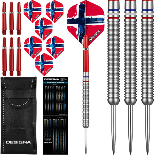 Designa Patriot-X Darts - Steel Tip - Norway