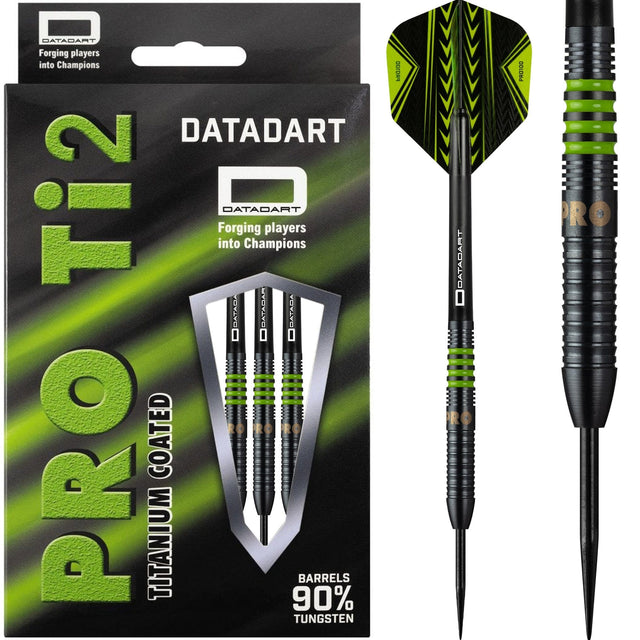 Datadart Pro Ti2 Darts - Steel Tip - Titanium Nitride 22g