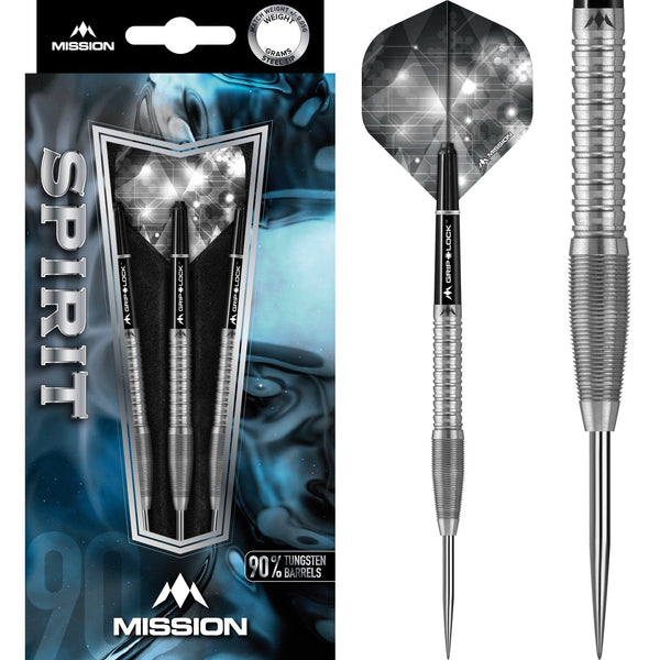 *Mission Spirit Darts - Steel Tip - M6 - Front Razor Grip