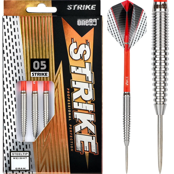 One80 Strike Darts - Steel Tip - S5 - Ringed
